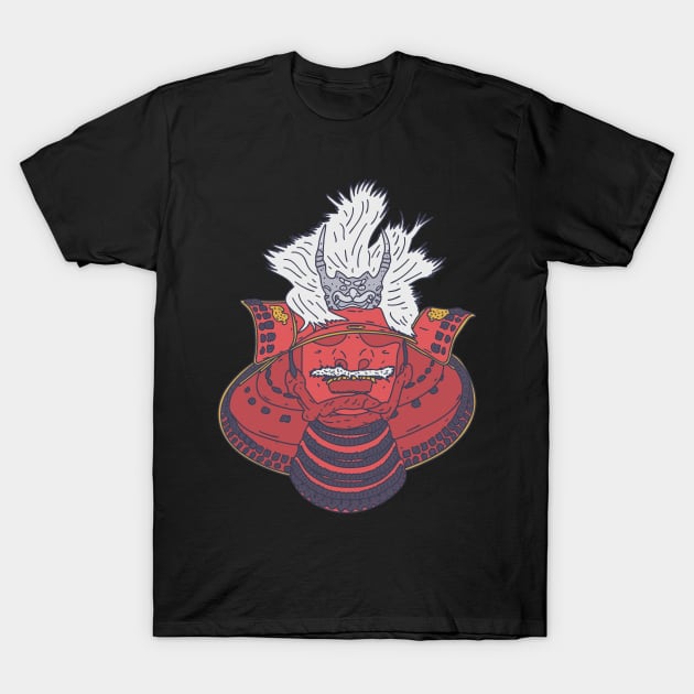 Takeda Shingen - Samurai Helmet - Feudal Lord T-Shirt by DeWinnes